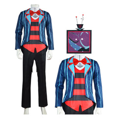 TV Hazbin Hotel (2024) Vox Blue Set Helluva Boss Cosplay Costume Outfits Halloween Carnival Suit