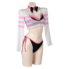 TV Hazbin Hotel ​Angel Dust Swimsuit Cosplay Costume Outfits Halloween Carnival Suit