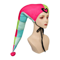 TV Helluva Boss 2 (2024) Fizzarolli Pink Hat Hood Cap Cosplay Hazbin Hotel Halloween Carnival Accessories Props