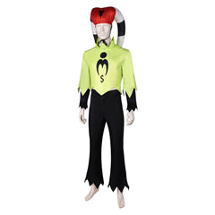 TV Helluva Boss 2 (2024) Fizzarolli Yellow Outfits Hazbin Hotel Cosplay Costume Halloween Carnival Suit 