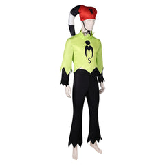 TV Helluva Boss 2 (2024) Fizzarolli Yellow Outfits Hazbin Hotel Cosplay Costume Halloween Carnival Suit 