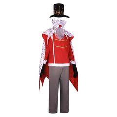 TV Helluva Boss Stolas Red Set Outfits Cosplay Costume Halloween Carnival Suit