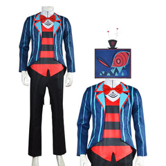 TV Helluva Boss Vox Blue Set Outfits Cosplay Costume Halloween Carnival Suit