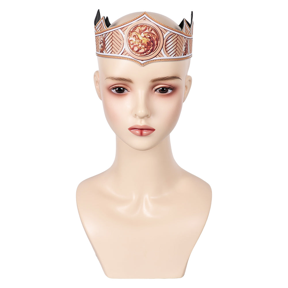 TV House Of The Dragon 2 (2024) Dragon Crown Rhaenys Targaryen Cosplay Headband Accessories Halloween Carnival Props