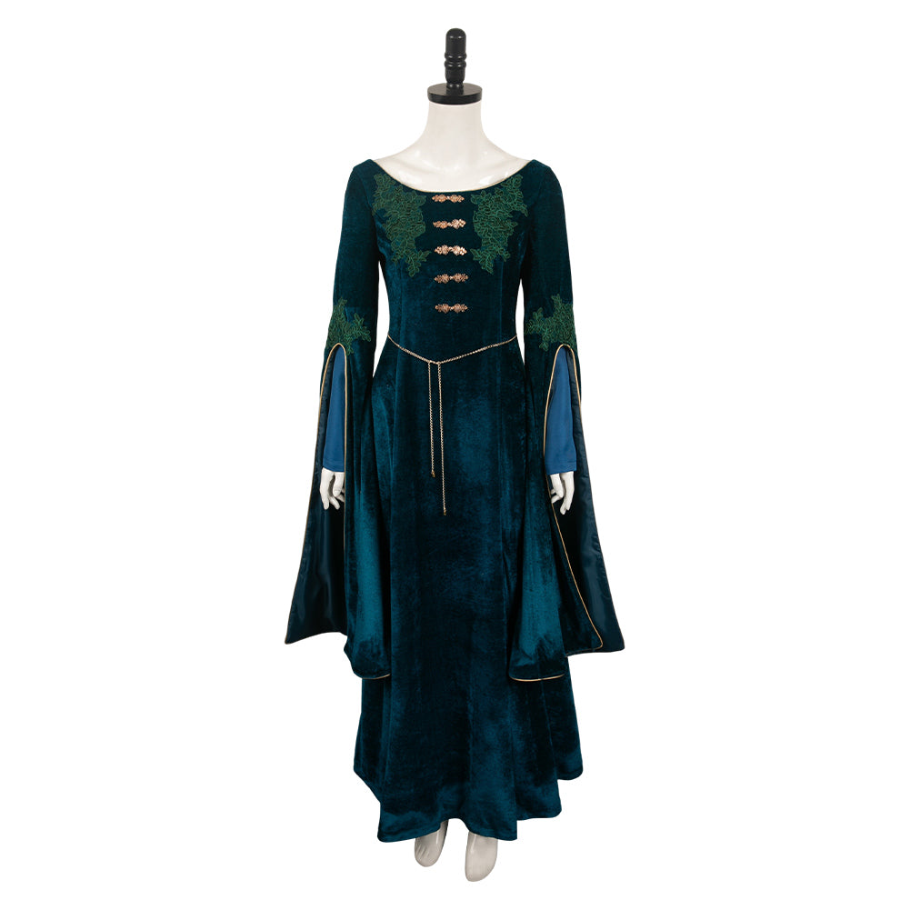 TV House Of The Dragon Season 2 (2024) Alicent Hightower Green Dress Cosplay Costume Outfits Halloween Carnival Suit