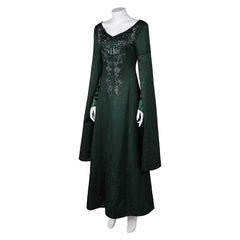 TV House Of The Dragon Season 2 (2024) Alicent Hightower Green Dress Outfits Cosplay Costume Halloween Carnival Suit