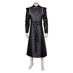 TV House Of The Dragon Season 2 (2024) Daemon Targaryen Black Outfits Cosplay Costume Halloween Carnival Suit