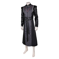 TV House Of The Dragon Season 2 (2024) Daemon Targaryen Black Outfits Cosplay Costume Halloween Carnival Suit