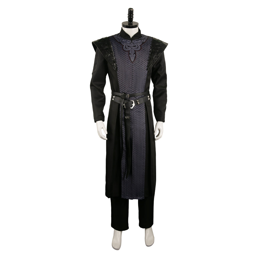 TV House Of The Dragon Season 2 (2024) Daemon Targaryen Black Set Outfits Cosplay Costume Halloween Carnival Suit