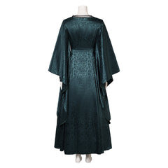 TV House Of The Dragon Season 2 (2024) Helaena Green Dress Outfits Cosplay Costume Halloween Carnival Suit 