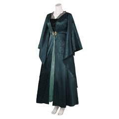 TV House Of The Dragon Season 2 (2024) Helaena Green Dress Outfits Cosplay Costume Halloween Carnival Suit 