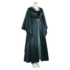 TV House Of The Dragon Season 2 (2024) Helaena Green Dress Outfits Cosplay Costume Halloween Carnival Suit 