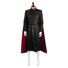 TV House Of The Dragon Season 2 (2024) Jacaerys Velaryon Black Cloak Outfits Cosplay Costume Halloween Carnival Suit 