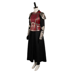 TV House Of The Dragon Season 2 (2024) Rhaenys Targaryen Red Leather Outfits Cosplay Costume Halloween Carnival Suit 