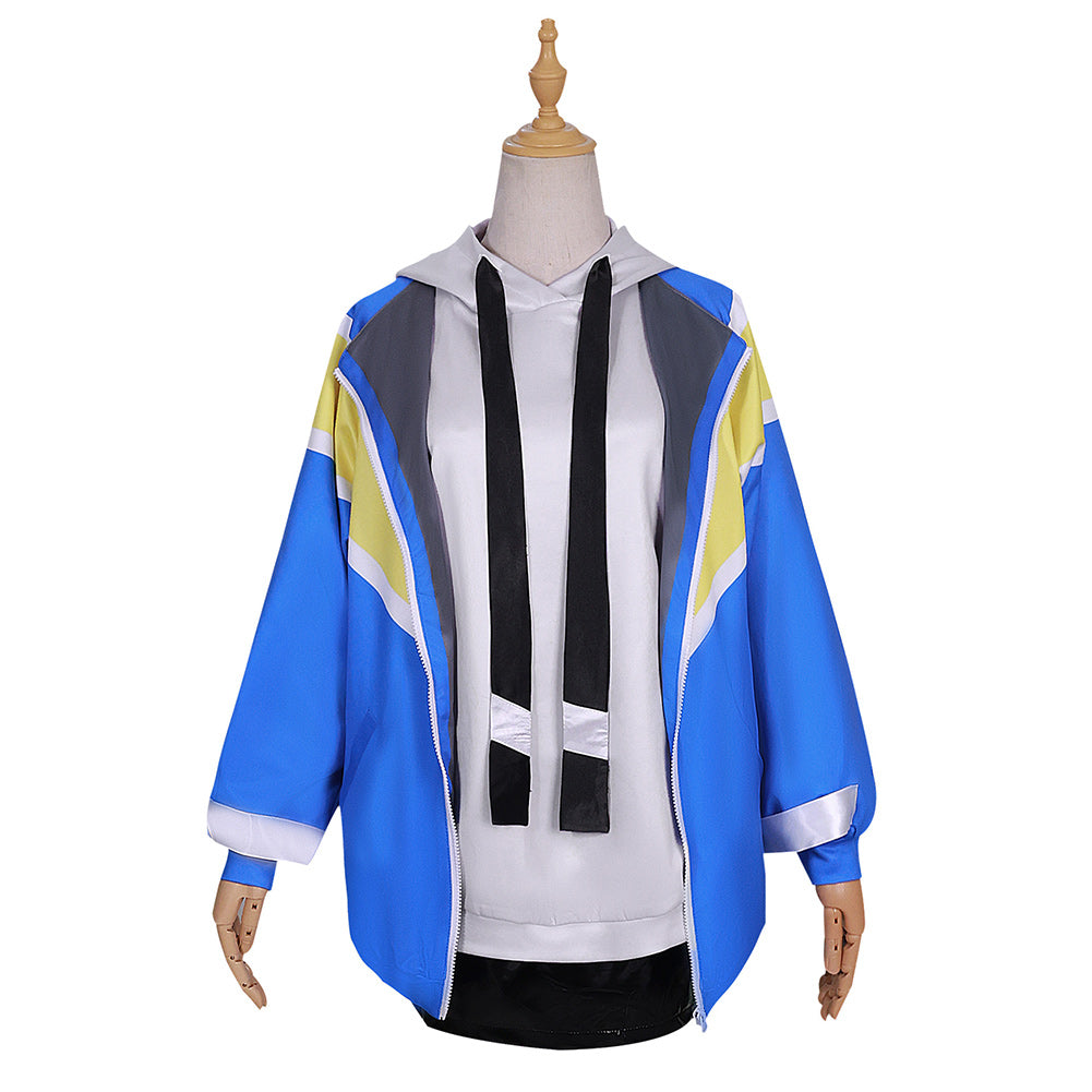 TV Jellyfish Can‘t Swim in the Night (2024) Yamanouchi Kano Blue Set Cosplay Costume Outfits Halloween Carnival Suit