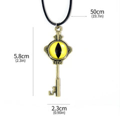 TV The Owl House Amity Keychain Necklace Cosplay Accessories Halloween Carnival Props