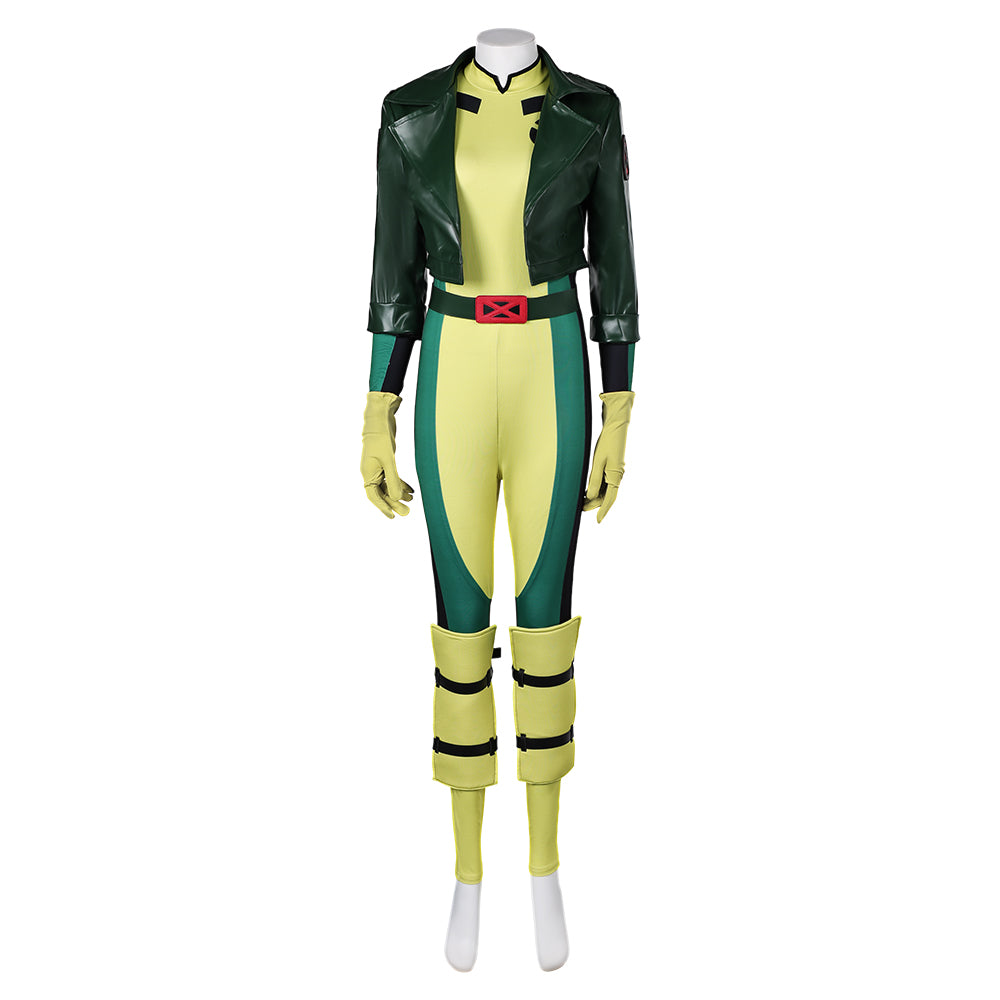 TV X-Men '97 (2024) Rogue Yellow Jumpsuit Cosplay Costume Outfits Halloween Carnival Suit