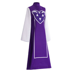 Undertale Toriel Purple Dress Outfits Cosplay Costume Halloween Carnival Suit