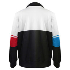 Valorant Jett Black White Jacket Outfits Cosplay Costume Halloween Suit