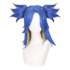 Valorant Neon Reyna Cosplay Wig Halloween Carnival Accessories Props