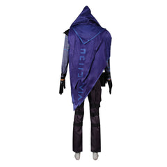 Valorant Omen Blue Purple Set Outfits Cosplay Costume 