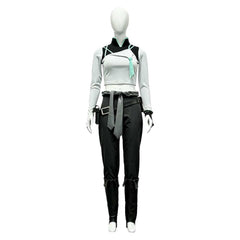 Valorant Sage Gray Black Battle Set Summit Outfits Cosplay Costume