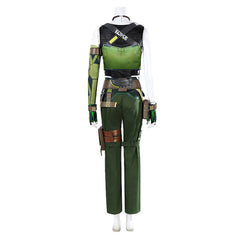 Valorant Skye Green Set Outfits Cosplay Costume 