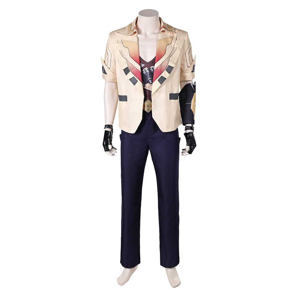 Valorant Tejo Yellow Suit Set Outfits Cosplay Costume Carnival Suit 