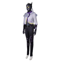 Valorant Vyse White Black Full Set Outfits Cosplay Costume