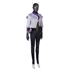 Valorant Vyse White Black Full Set Outfits Cosplay Costume