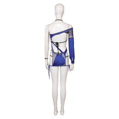 Venus Vacation Prism: Dead Or Alive Xtreme (2025) Monika Blue Swimsuit Outfits Cosplay Costume