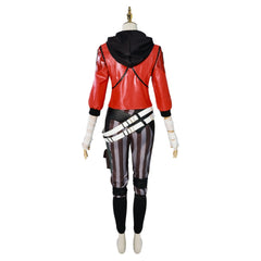 Arcane: League Of Legends Season 1 Vi Red Jacket Set Outfits Cosplay Costume