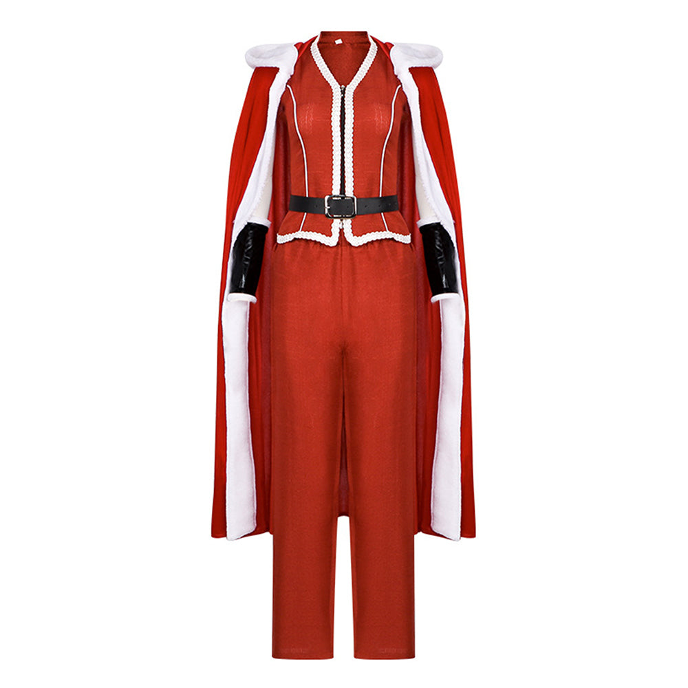 Violent Night 2 (2026) Mrs. Claus Red Santa Outfits Halloween Cosplay Costume 