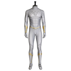 VisionQuest (2026) White Vision Gray Jumpsuit Cloak Set Outfits Cosplay Costume