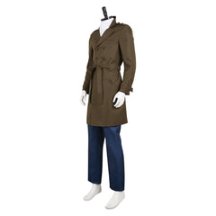 Watchmen Chapter I (2024) Rorschach Brown Outfits Cosplay Costume Halloween Carnival Suit 