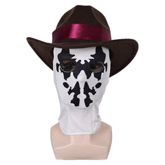 Watchmen Chapter I (2024) Rorschach Mask Hat Head Cover Cosplay Accessories Props