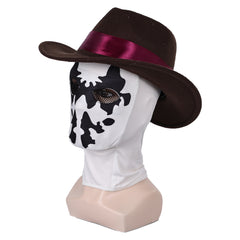 Watchmen Chapter I (2024) Rorschach Mask Hat Head Cover Cosplay Accessories Props