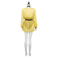 Watchmen Chapter I (2024) Silk Spectre Yellow Outfits Cosplay Costume Halloween Carnival Suit 