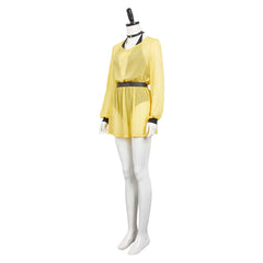 Watchmen Chapter I (2024) Silk Spectre Yellow Outfits Cosplay Costume Halloween Carnival Suit 