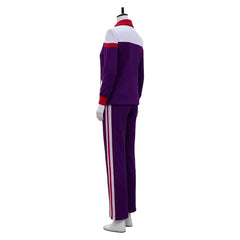 Weapons Aunt Gladys Purple Top Trousers Retro Sportswear Outfits Cosplay Costume