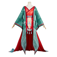 White Snake 3 (2024) Baoqing Fox Green Outfits Cosplay Costume Halloween Carnival Suit 