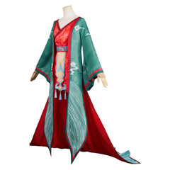 White Snake 3 (2024) Baoqing Fox Green Outfits Cosplay Costume Halloween Carnival Suit 