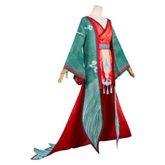 White Snake 3 (2024) Baoqing Fox Green Outfits Cosplay Costume Halloween Carnival Suit 