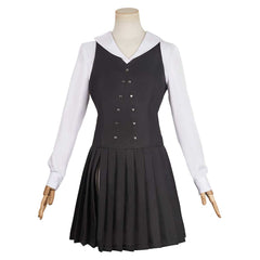 Wicked (2024) Elphaba Black Uniform Skirt Outfits Cosplay Costume 