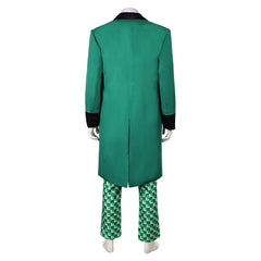 Wicked (2024) The Wizard Green Suit Outfits Halloween Cosplay Costume