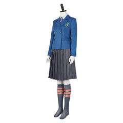 Wicked Glinda Blue School Uniform Dress Outfits Cosplay Costume Halloween Carnival Suit