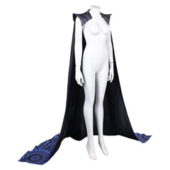 Wicked: For Good (2025) Elphaba Black Blue Long Cloak Outfits Cosplay Costume 
