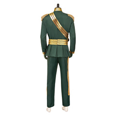 Wicked: For Good (2025) Fiyero Golden Green Suit Set Outfits Cosplay Costume 