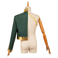 Wicked: For Good (2025) Fiyero Green One Shoulder Cape Jacket Cosplay Costume 
