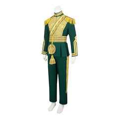 Wicked: For Good (2025) Fiyero Green Suit Set Outfits Cosplay Costume 